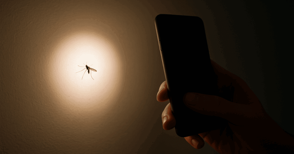 집에서 쉽게 따라하는 모기 잡는법, 모기 퇴치법3 : 모기 후레시로 잡기