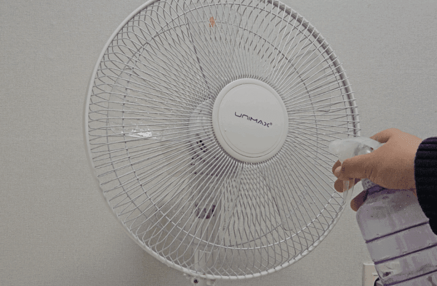 날개 분해 없이 선풍기 청소하는 법! 딱 5분이면 충분합니다! 2