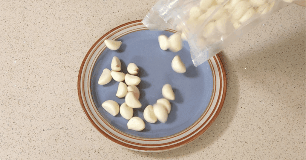 깐마늘 물기제거