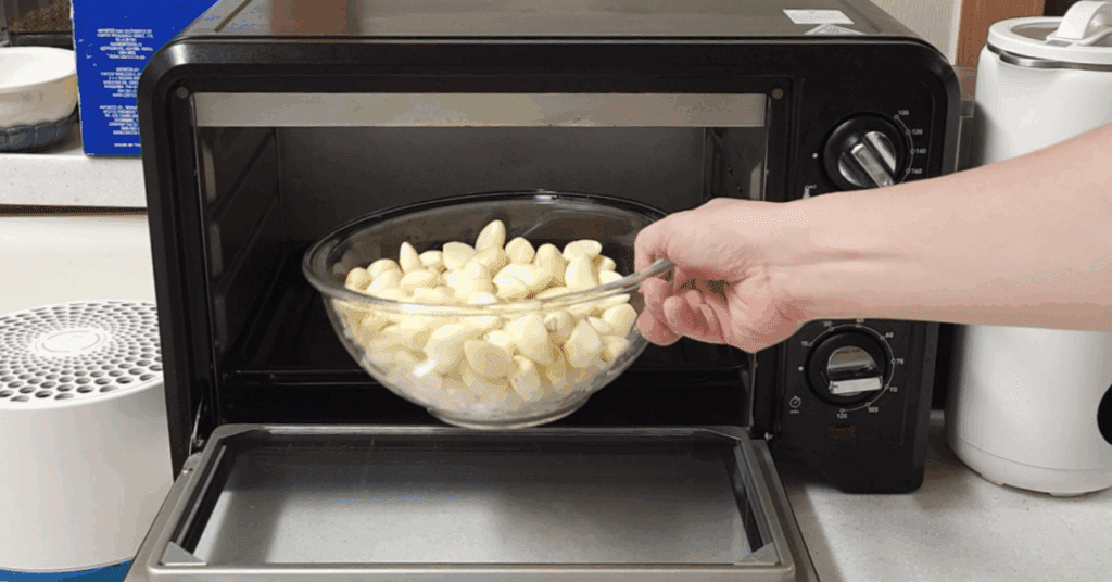 깐마늘 전자레인지에 다시 넣기