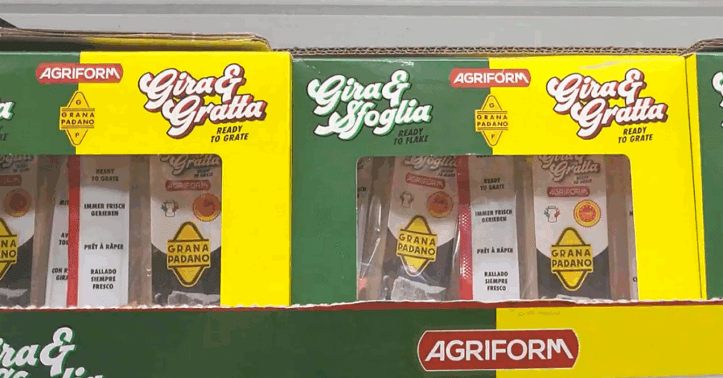 아그리폼 지라, 스포리아 그라나파다노 치즈