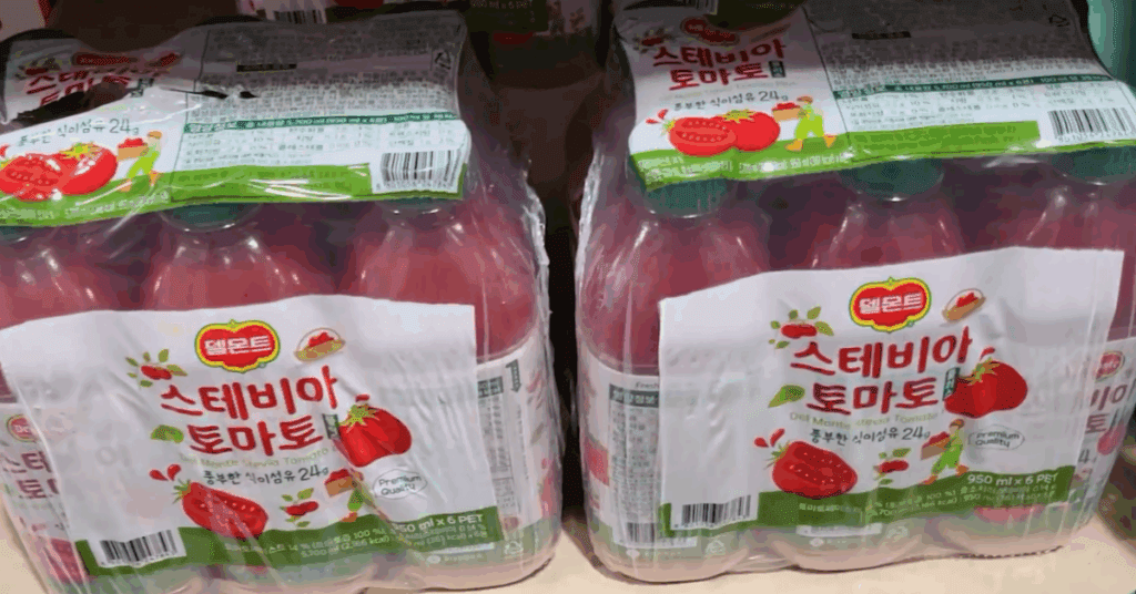 델몬트 스테비아 토마토쥬스