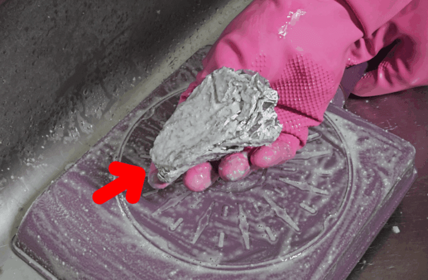 갖은 수를 다 써도 안됐던 프라이팬 기름 설거지! 호일 하나로 해결하는 생활꿀팁을 발견했습니다. 1