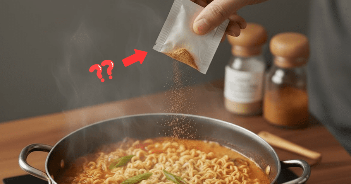 라면 맛있게 끓이는 법 공개!