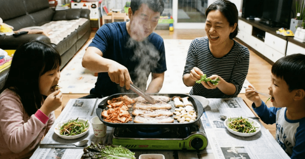 집에서 삼겹살 맛있게 굽는법