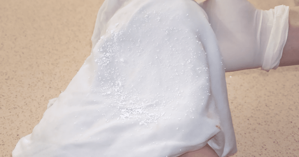 피 얼룩에는 세제 대신 과산화수소로 세탁