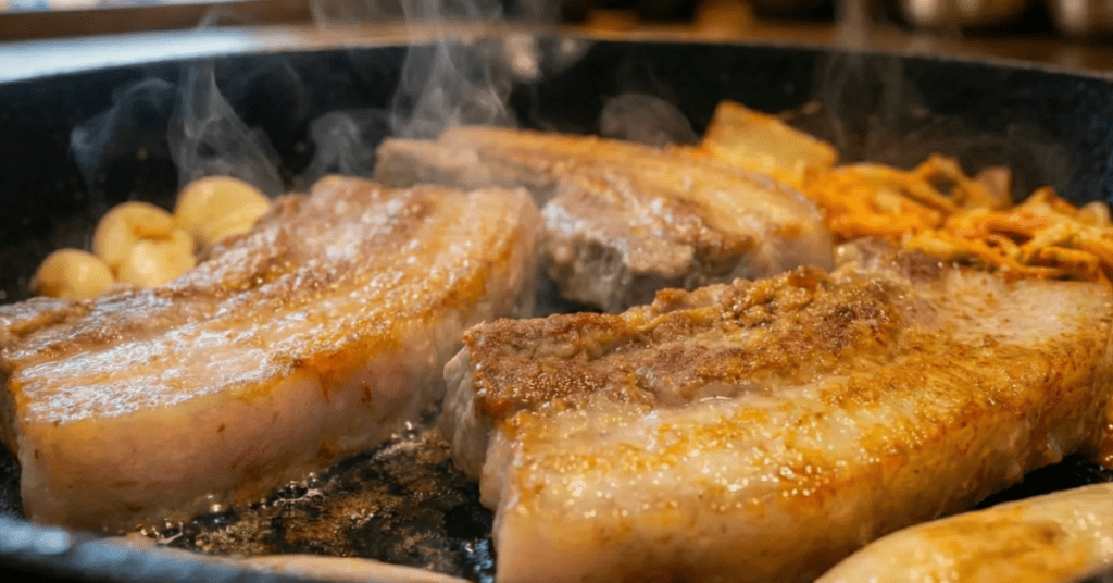 삼겹살 마이야르 반응