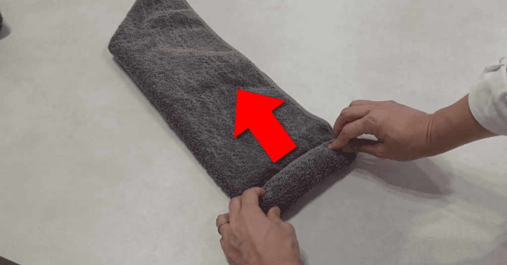 호텔 수건 개는 법 삼각 접기 롤 방식 과정