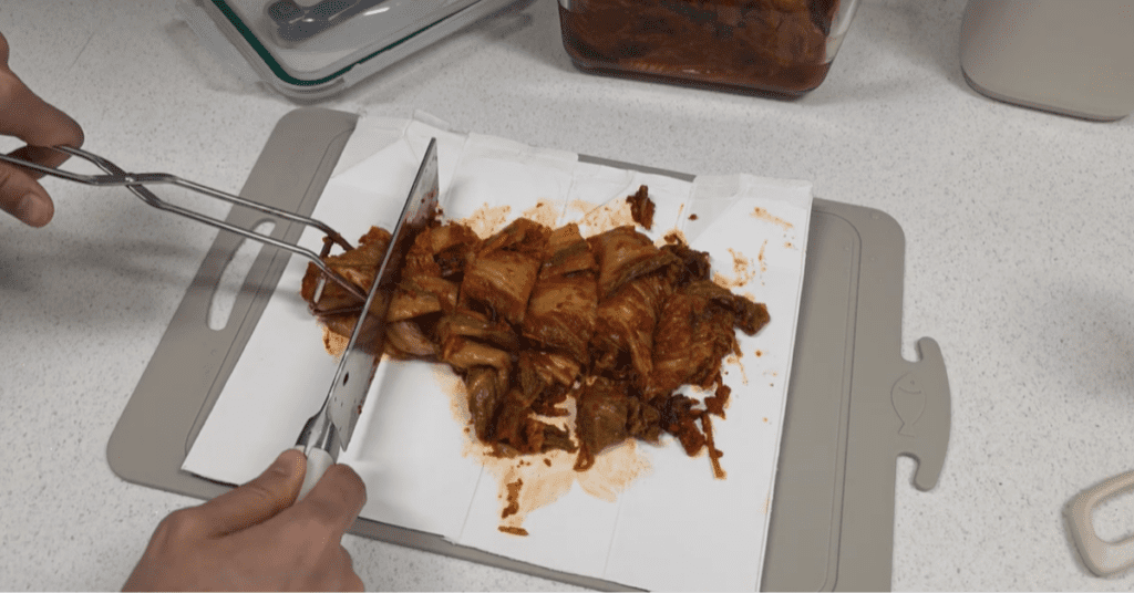 우유팩 재활용 도마 착색 방지