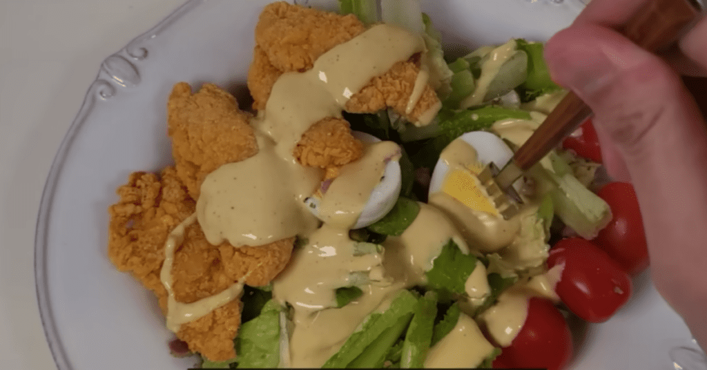 코스트코 음식 치킨덴터 샐러드