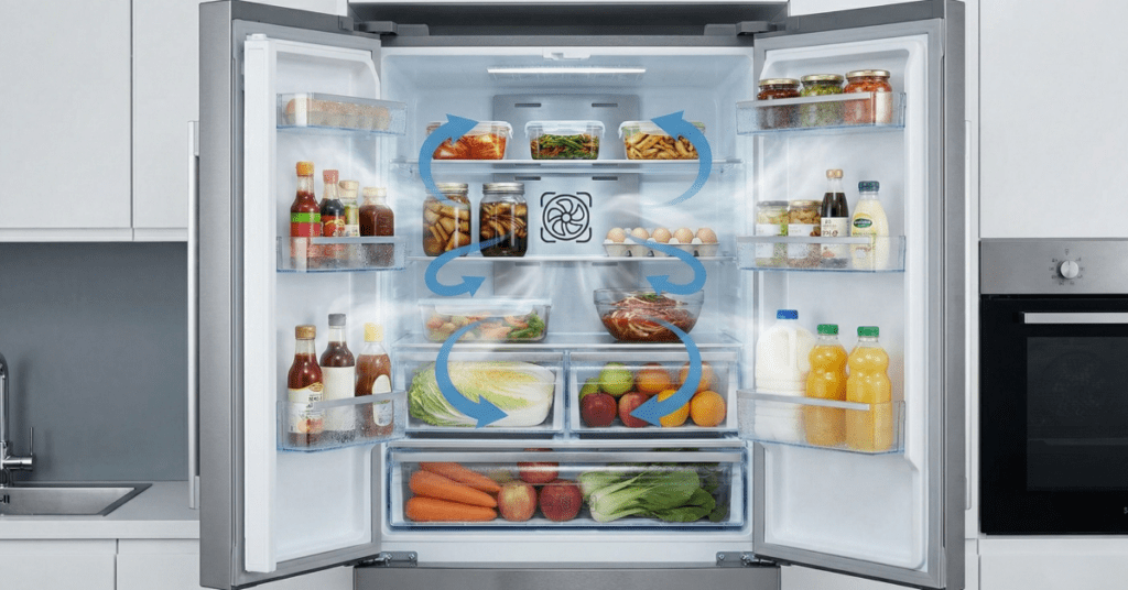 냉장고 안 상한 공기를 조심하세요
